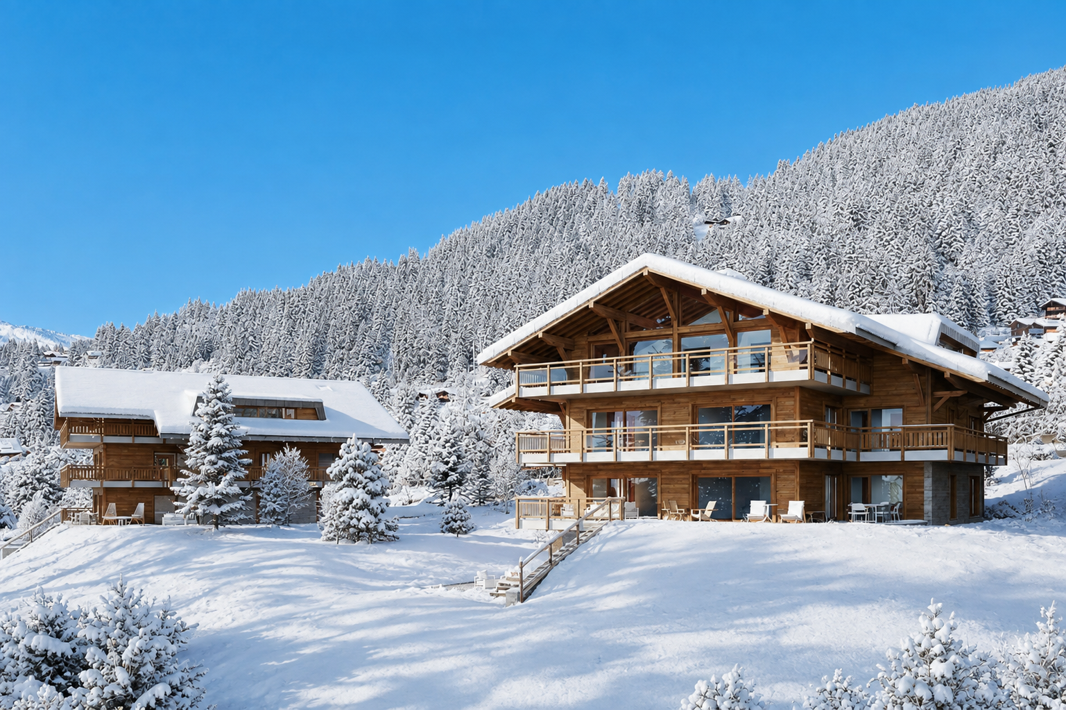 Le Domaine de Javerne — Chesières, Villars-sur-Ollon, hiver